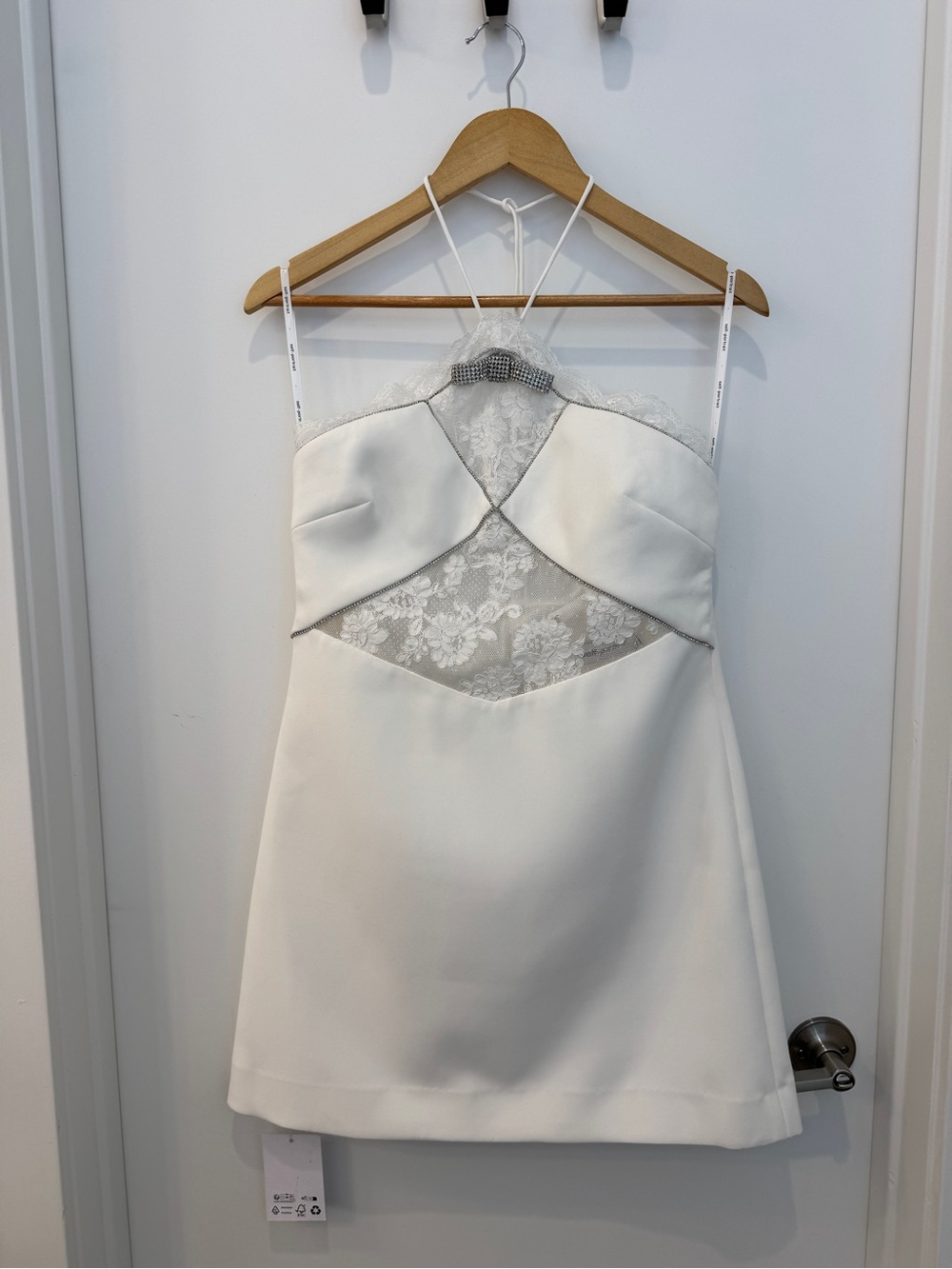 Self-Portrait White Mini Dress - NWT